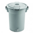 BALDE 52L CINZA COM PEDAL