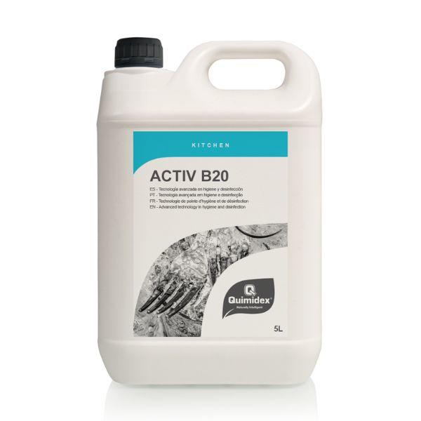 DETERGENTE DESINFETANTE ALIMENTAR QUIMIDEX ACTIV B20 5L