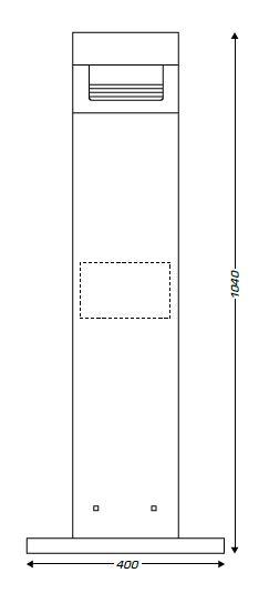 CINZEIRO RETANGULAR HI-SET 12.5L