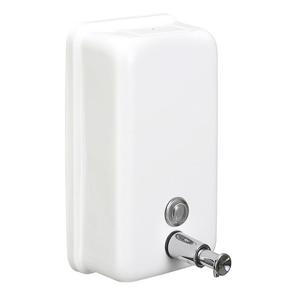 1200 ML VERTICAL WHITE FINISHED STAINLESS STEEL SOAP DISP.