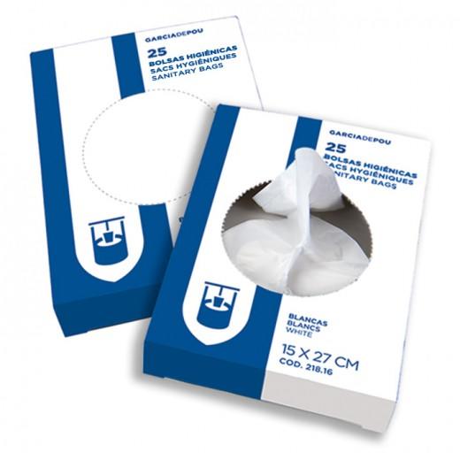 SANITARY BAGS WHITE - 25 UN