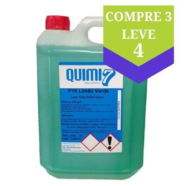 LAVA TUDO LIMÃO VERDE 1X5L QUIMI7 P10