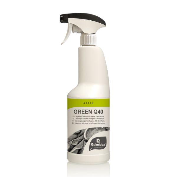 DETERGENTE LIMPA VIDROS ECOLÓGICO GREEN Q40 0.75L