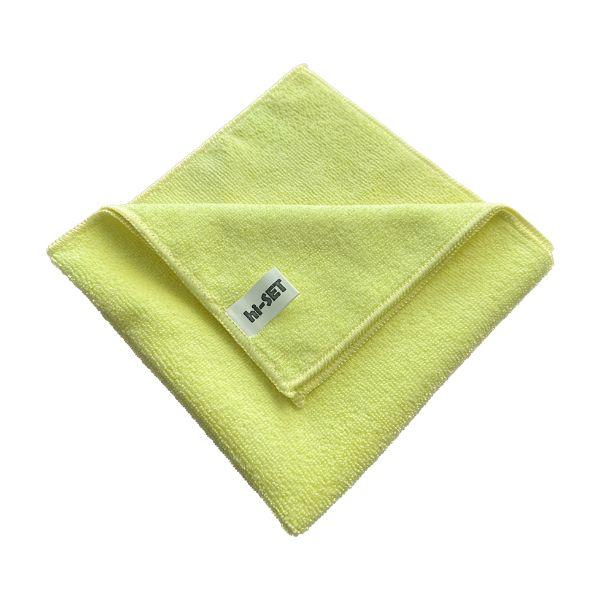 MICROFIBER TOWELS YELLOW 40X40 12 UNITS HI-SET