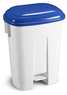DERBY - 60 LT BIN WITH PEDAL AND BLUE LID