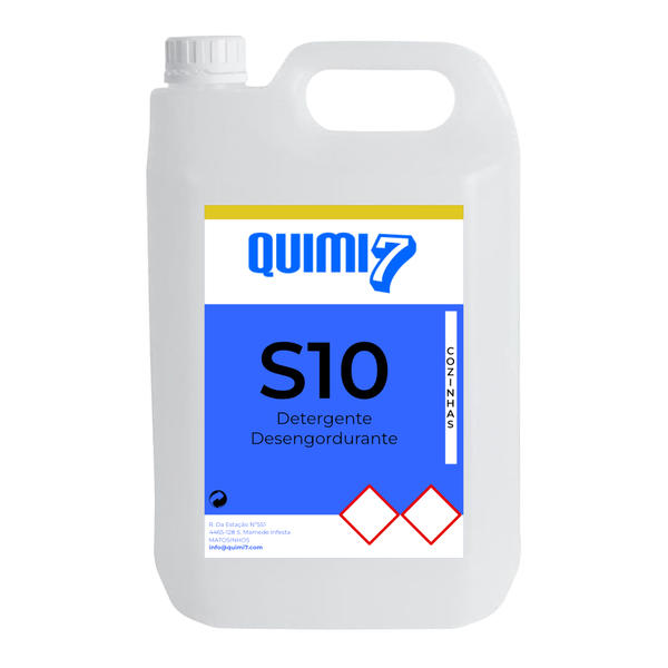 DETERGENTE DESENGORDURANTE DE SUPERFÍCIES QUIMI7 S10