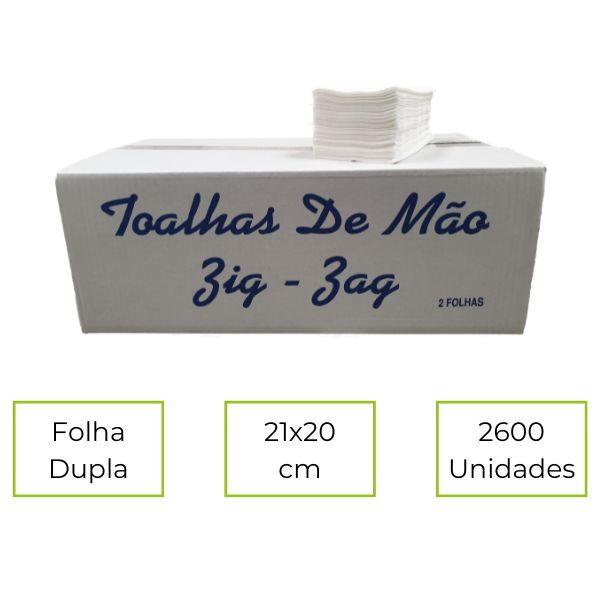 TOALHA DE MÃOS PASTA 2F 20X21 2600UNI PAPER7