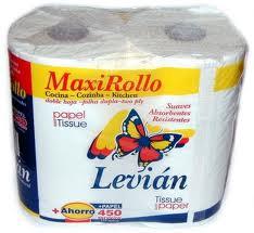ROLO DE COZINHA PASTA 2F 52M 18UNI LEVIÁN