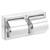 POLISH FINISHED STAINLESS STEEL DOUBLE TOILET PAPER DISPENSR