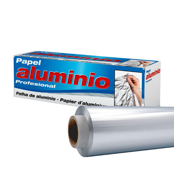 ROLO DE PAPEL ALUMINIO INDUSTRIAL 0.29X200M