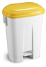 DERBY - 60 LT BIN WITH PEDAL AND YELLOW LID