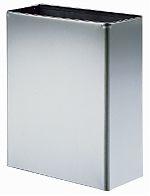 POLISH FINISHED STAINLESS STEEL WALL MOUNTED BIN 23 LITERS