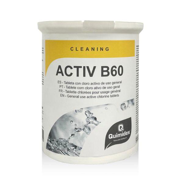 PASTILHAS DESINFETANTES CLORO ATIVO QUIMIDEX ACTIV B60 1KG